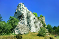 Przewodziszowice - skała od zachodu