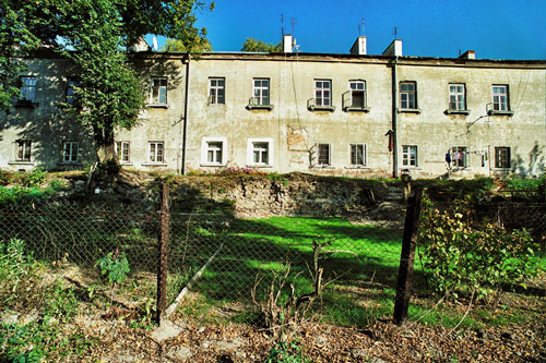Frontowe zdjęcie zamku Zamość